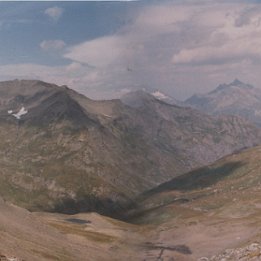 Panoramique du vallon de pelouse