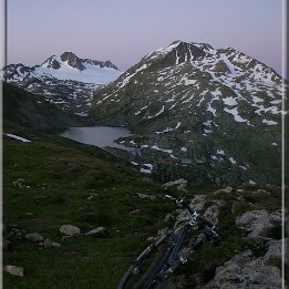 leve du jour sur les trois lacs de l'etendard