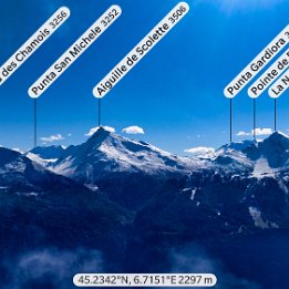 45.2342°N, 6.7151°E (3) Labeled by PeakFinder